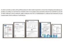 Certifiactes for household vacuum food sealer